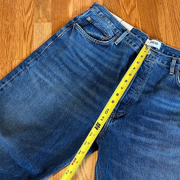 AGolde 90’s Pinch Waist High Rise Straight size 34 NWT - Picture 9 of 16